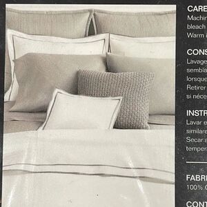 Lauren Ralph Lauren Spencer border sateen one king sham 20”x36”